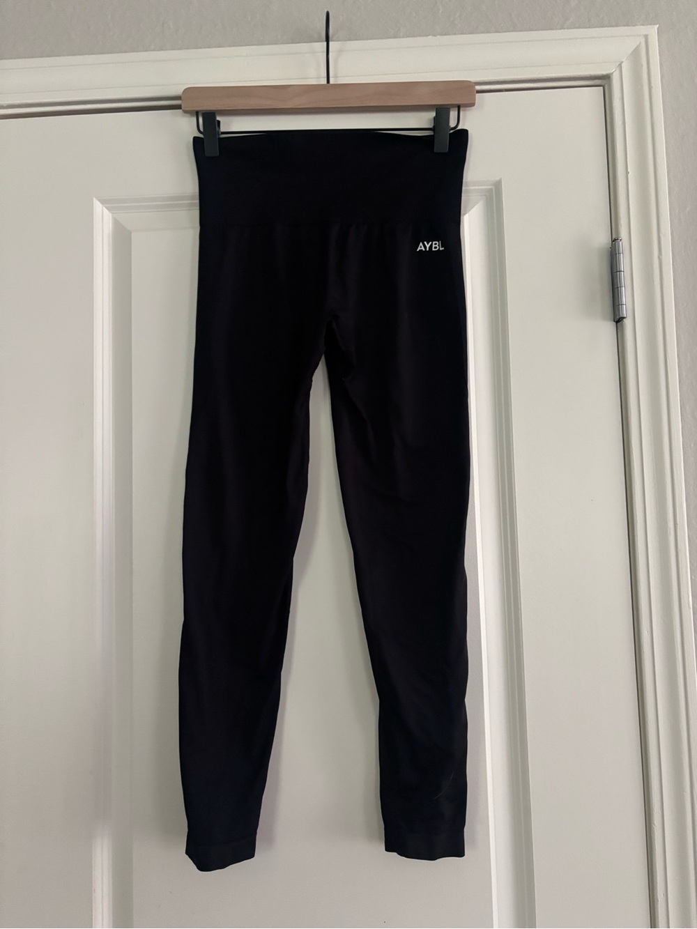 AYBL Black Active Leggings with scrunch size Small